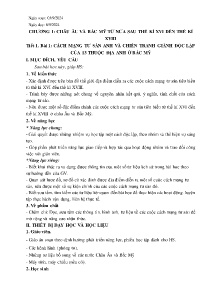 Giáo án Lịch sử 8 (Kết nối tri thức) - Tiết 1, Bài 1: Cách mạng tư sản Anh và chiến tranh giành độc lập của 13 thuộc địa Anh ở Bắc Mỹ - Năm học 2024-2025 - Phạm Thị Quỳnh