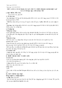 Giáo án Lịch sử 8 (Kết nối tri thức) - Tiết 2, Bài 1: Cách mạng tư sản Anh và chiến tranh giành độc lập của 13 thuộc địa Anh ở Bắc Mỹ - Năm học 2024-2025
