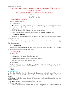 Giáo án Lịch sử 9 - Tiết 24-27, Bài 14: Nhà nước Văn Lang-Âu Lạc - Năm học 2023-2024