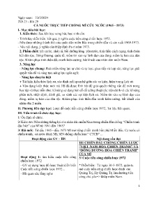 Giáo án Lịch sử 9 - Tuần 25 - Năm học 2023-2024