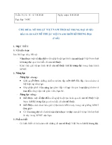 Giáo án Mĩ thuật 7 - Chủ đề 8: Mĩ thuật Việt Nam thời kì trung đại - Bài 15: Di sản mĩ thuật Việt Nam thời kì trung đại - Năm học 2023-2024