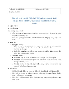 Giáo án Mĩ thuật 7 - Tiết 1+2, Bài 1: Mĩ thuật tạo hình thời kì trung đại - Năm học 2024-2025