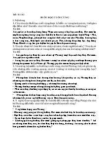 Giáo án Ngữ văn 6 - Tuần 21-24