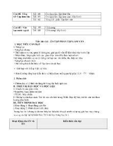 Giáo án Ngữ văn 9 - Chủ đề: Tổng kết Tập làm văn. Văn học nước ngoài