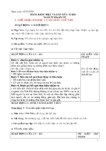 Giáo án Ngữ văn Lớp 6 - Tiết 92-103, Bài 8: Khác biệt và gần gũi - Năm học 2023-2024