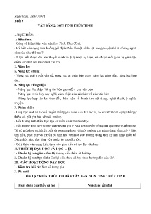 Giáo án Phụ đạo Ngữ văn 6 - Buổi 3: Văn bản 2: Sơn Tinh, Thủy Tinh - Năm học 2023-2024