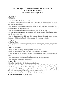 Giáo án Phụ đạo Ngữ văn 6 - Buổi 4: Ôn tập văn bản Ai ơi Mồng chín tháng tư. Thực hành Tiếng Việt Dấu chấm phẩy, điệp ngữ