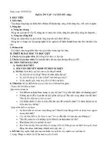 Giáo án Phụ đạo Ngữ văn 6 - Buổi 8: Ôn tập. Luyện đề (Tiếp) - Năm học 2023-2024