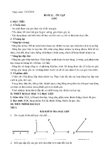 Giáo án phụ đạo Toán 6 - Buổi 11: Ôn tập Góc - Năm học 2023-2024