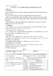 Giáo án phụ đạo Toán 6 - Buổi 16: Ôn tập biểu đồ cột. Biểu đồ cột kép - Năm học 2023-2024