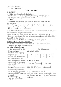 Giáo án phụ đạo Toán 6 - Buổi 7: Ôn tập - Năm học 2023-2024