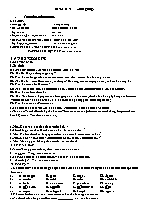 Giáo án Tiếng Anh 9 - Tiết 42-48