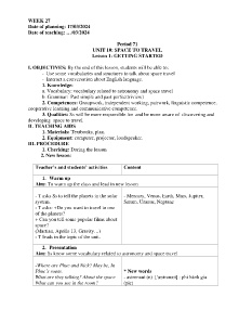 Giáo án Tiếng Anh 9 - Week 27, Period 71-73 - Năm học 2023-2024