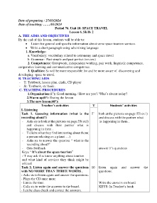 Giáo án Tiếng Anh 9 - Week 29, Period 76-78 - Năm học 2023-2024