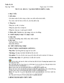 Giáo án Tin học 7 - Tiết 27+28, Bài 11: Tạo bài trình chiếu - Năm học 2023-2024