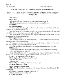 Giáo án Tin học 8 - Tiết 17, Bài 14: Đạo đức và văn hóa trong sử dụng công nghệ kĩ thuật số - Năm học 2023-2024