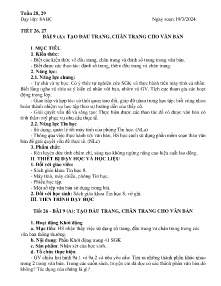 Giáo án Tin học 8 - Tiết 26+27, Bài 9 (A): Tạo đầu trang, chân trang cho văn bản - Năm học 2023-2024
