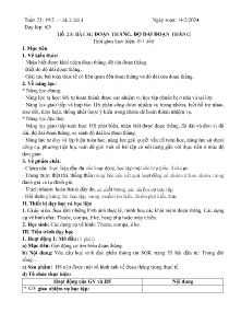 Giáo án Toán 6 - Tiết 25, Bài 34: Đoạn thẳng. Độ dài đoạn thẳng - Năm học 2023-2024