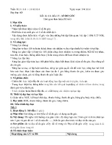 Giáo án Toán 6 - Tiết 32+33, Bài 37: Số do góc - Năm học 2023-2024