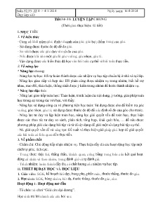 Giáo án Toán 6 - Tiết 34+35: Luyện tập chung - Năm học 2023-2024