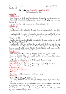 Giáo án Toán 6 - Tiết 59, Bài 30: Làm tròn và ước lượng - Năm học 2023-2024