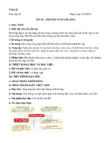 Giáo án Toán 6 - Tiết 64: Bài tập cuối chương - Năm học 2023-2024