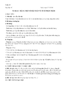 Giáo án Toán 6 - Tuần 25 - Năm học 2023-2024