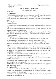 Giáo án Toán 6 - Tuần 26, Tiết 64: Ôn tập chương VII - Năm học 2023-2024