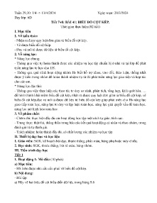 Giáo án Toán 6 - Tuần 29+30, Bài 41: Biểu đồ cột kép (Tiết 7+8) - Năm học 2023-2024