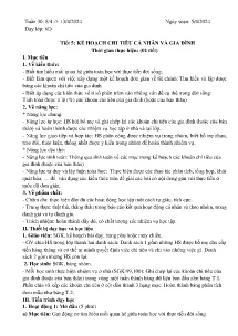 Giáo án Toán 6 - Tuần 30, Tiết 5: Kế hoạch chi tiêu cá nhân và gia đình - Năm học 2023-2024