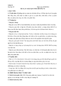 Giáo án Toán 8 - Tiết 32+33: Bài tập cuối chương VI - Năm học 2023-2024