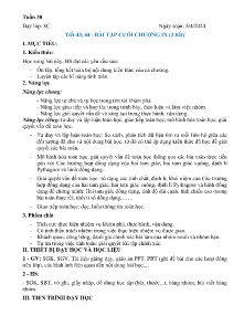 Giáo án Toán 8 - Tiết 43+44: Bài tập cuối chương IX - Năm học 2023-2024