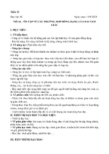 Giáo án Toán 8 - Tiết 46: Ôn tập về các trường hợp đồng dạng của 2 tam giác - Năm học 2023-2024