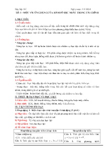 Giáo án Toán 8 - Tiết 5+6 - Năm học 2023-2024