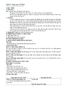 Giáo án Toán 8 - Tuần 24 - Năm học 2023-2024