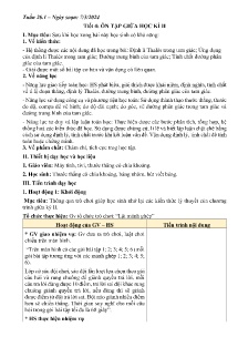 Giáo án Toán 8 - Tuần 26, Tiết 4: Ôn tập giữa học kì II - Năm học 2023-2024