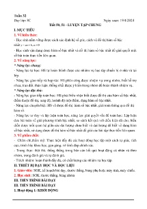 Giáo án Toán 8 - Tuần 32 - Năm học 2023-2024