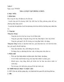 Giáo án Toán 9 - Tuần 2 - Năm học 2024-2025