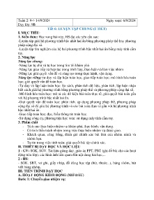 Giáo án Toán 9 - Tuần 2, Tiết 6-9 - Năm học 2024-2025