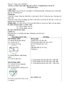 Giáo án Toán 9 - Tuần 24, Tiết 43+44 - Năm học 2023-2024