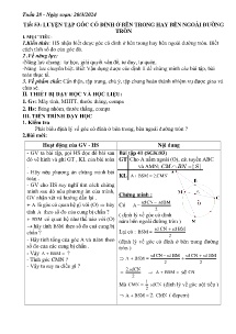 Giáo án Toán 9 - Tuần 28, Tiết 53+54 - Năm học 2023-2024