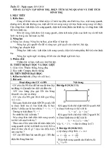 Giáo án Toán 9 - Tuần 32, Tiết 61+62 - Năm học 2023-2024
