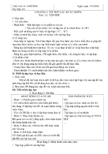 Giáo án Toán Lớp 6 - Tuần 1 - Năm học 2024-2025