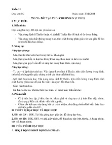 Giáo án Toán Lớp 8 - Tuần 22, Tiết 31: Bài tập cuối chương IV - Năm học 2023-2024