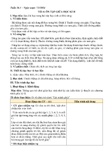 Giáo án Toán Lớp 8 - Tuần 26, Tiết 4: Ôn tập giữa học kì II - Năm học 2023-2024