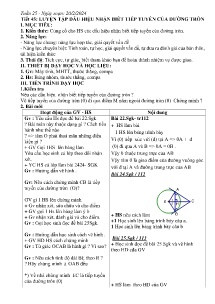 Giáo án Toán Lớp 9 - Tuần 25, Tiết 45+46 - Năm học 2023-2024