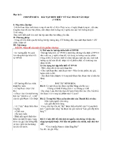 Giáo án Tự chọn Ngữ văn 9 - Chuyên đề 5: Bài tập hiểu biết về tác phẩm văn học