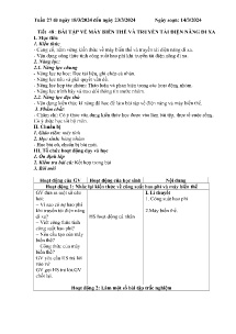 Giáo án Vật lí 9 - Tuần 27 - Năm học 2023-2024