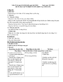 Giáo án Vật lí 9 - Tuần 29 - Năm học 2023-2024