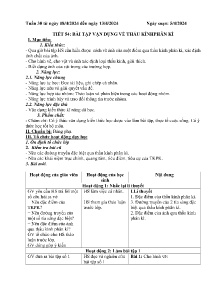 Giáo án Vật lí 9 - Tuần 30 - Năm học 2023-2024